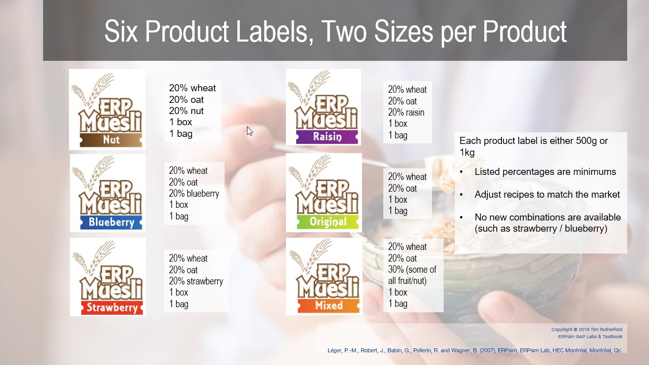 Introduction to the ERPsim Manufacturing Game