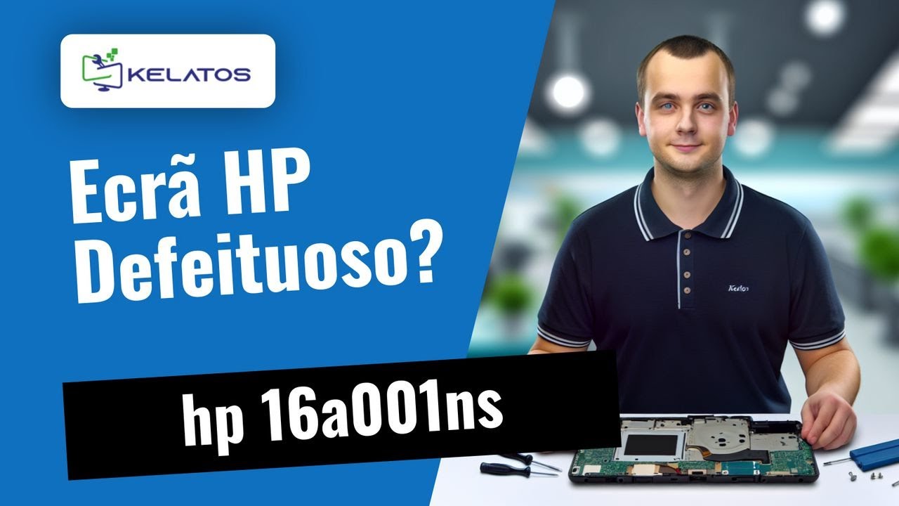 O seu hp 16a001ns não dá imagem? 🛠️ Mudança de ecrã
