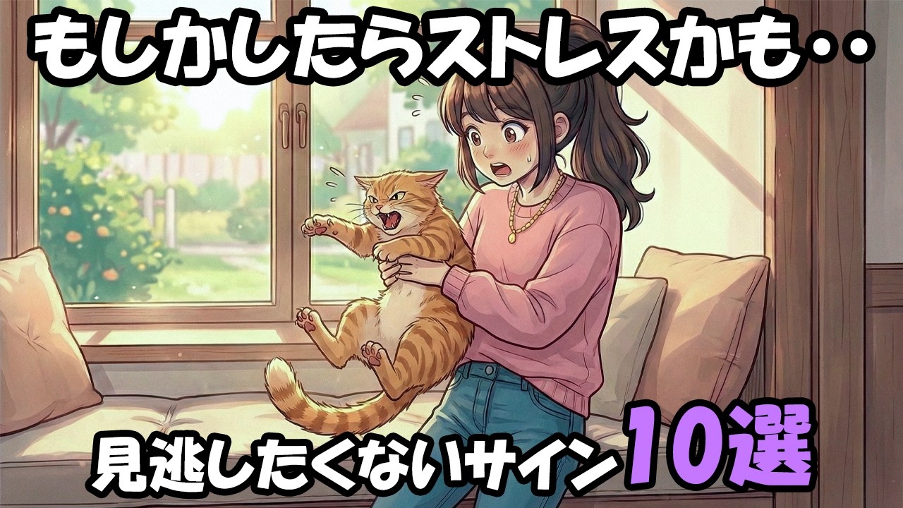 猫ちゃんがストレスに感じている事10選【一人解説】