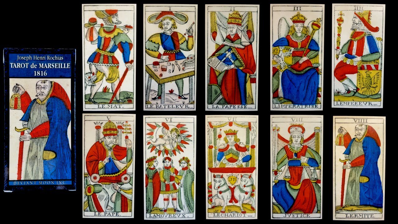 Joseph Henri Rochias Tarot de Marseille 1816 Deviant Moon Walk Thru