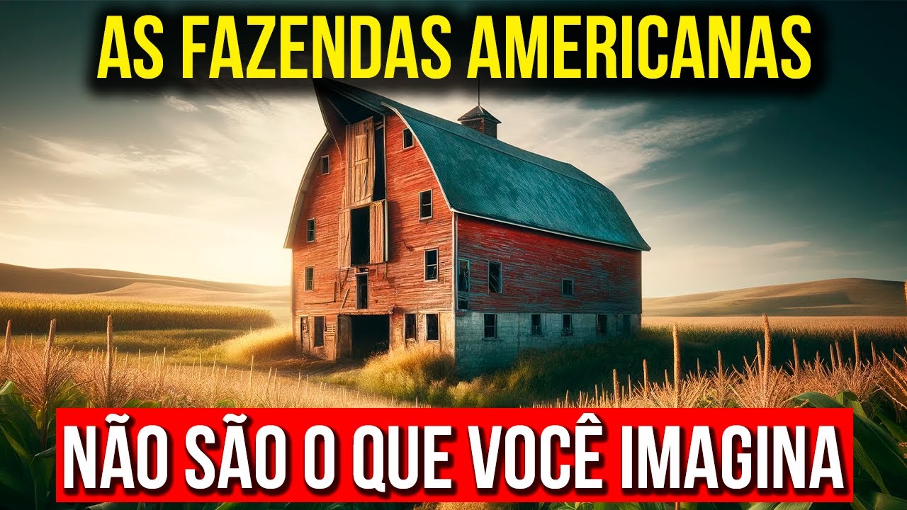 Veja a Diferença entre as Fazenda dos ESTADOS UNIDOS 🆚 BRASILEIRAS | Por que são tão DIFERENTES❓