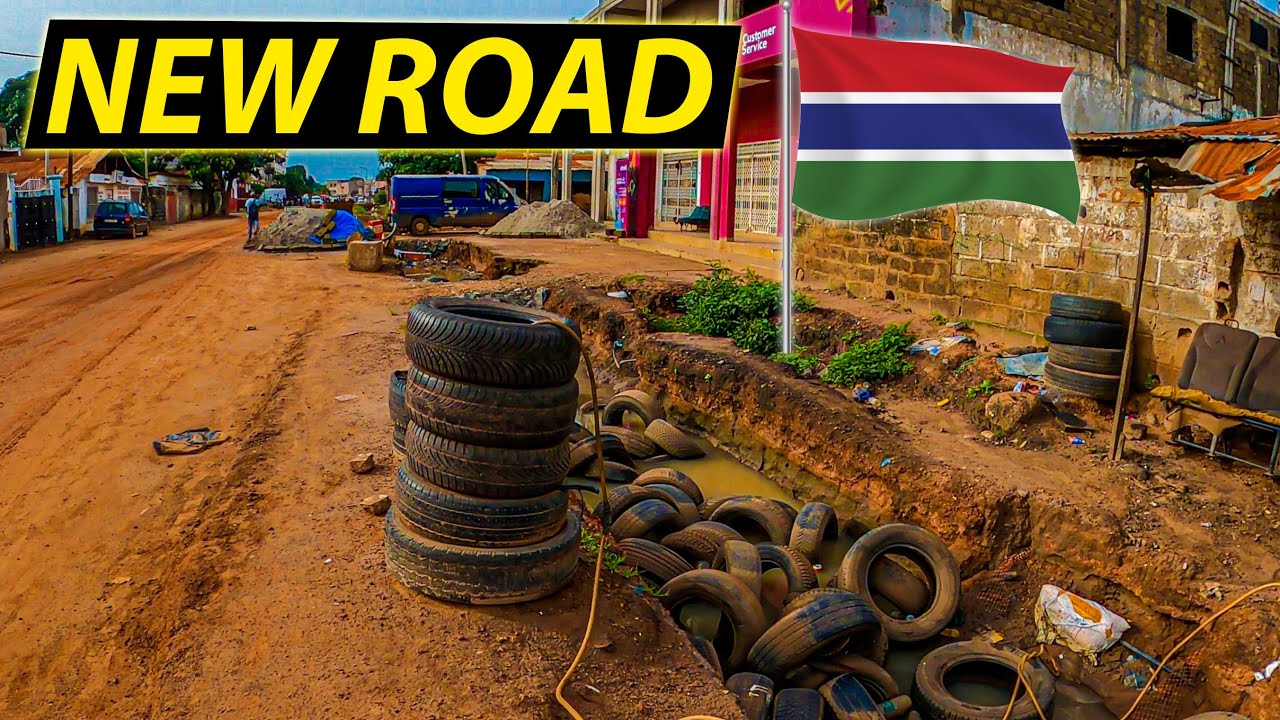 🇬🇲 New Road Development in The Gambia