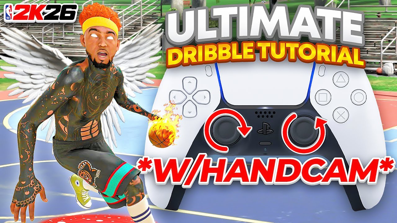 #1 BEST DRIBBLE TUTORIAL W/ HANDCAM  FOR BEGINNERS ON NBA 2K26! HOW TO ISO WITHOUT LOSING ADRENALINE