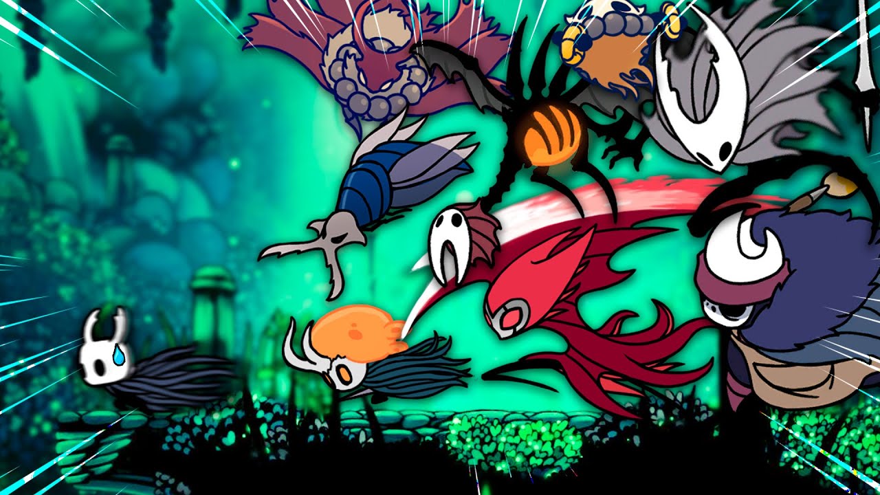 HOLLOW KNIGHT pero TODOS son JEFES