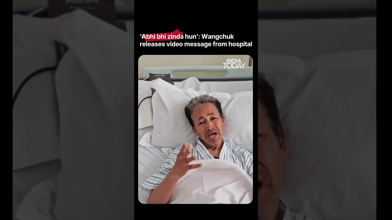 'Abhi Bhi Zinda Hun': Sonam Wangchuk's Hospital Message Amid Hunger Strike #sonamwangchuk #cjp