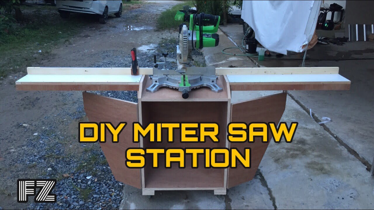 DIY Miter Saw Station