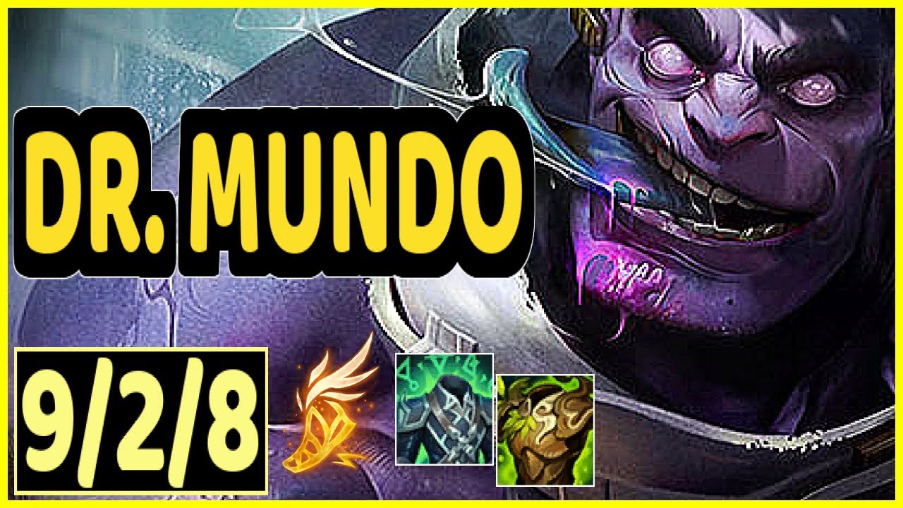 DR. MUNDO VS HECARIM - 9/2/8 KDA JUNGLE GAMEPLAY