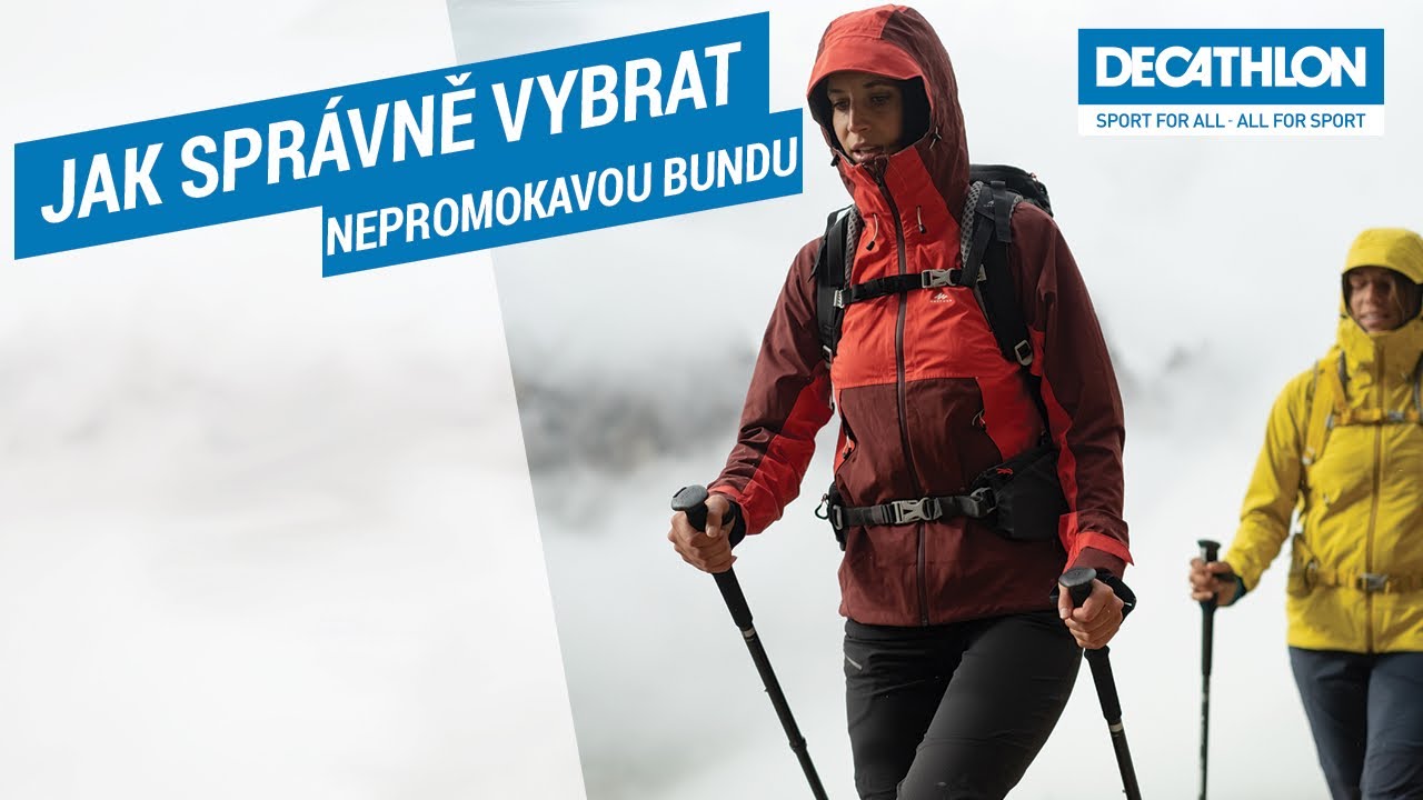 Co to je vodní sloupec a jak vybrat nepromokavou turistickou bundu? | Decathlon Česká republika