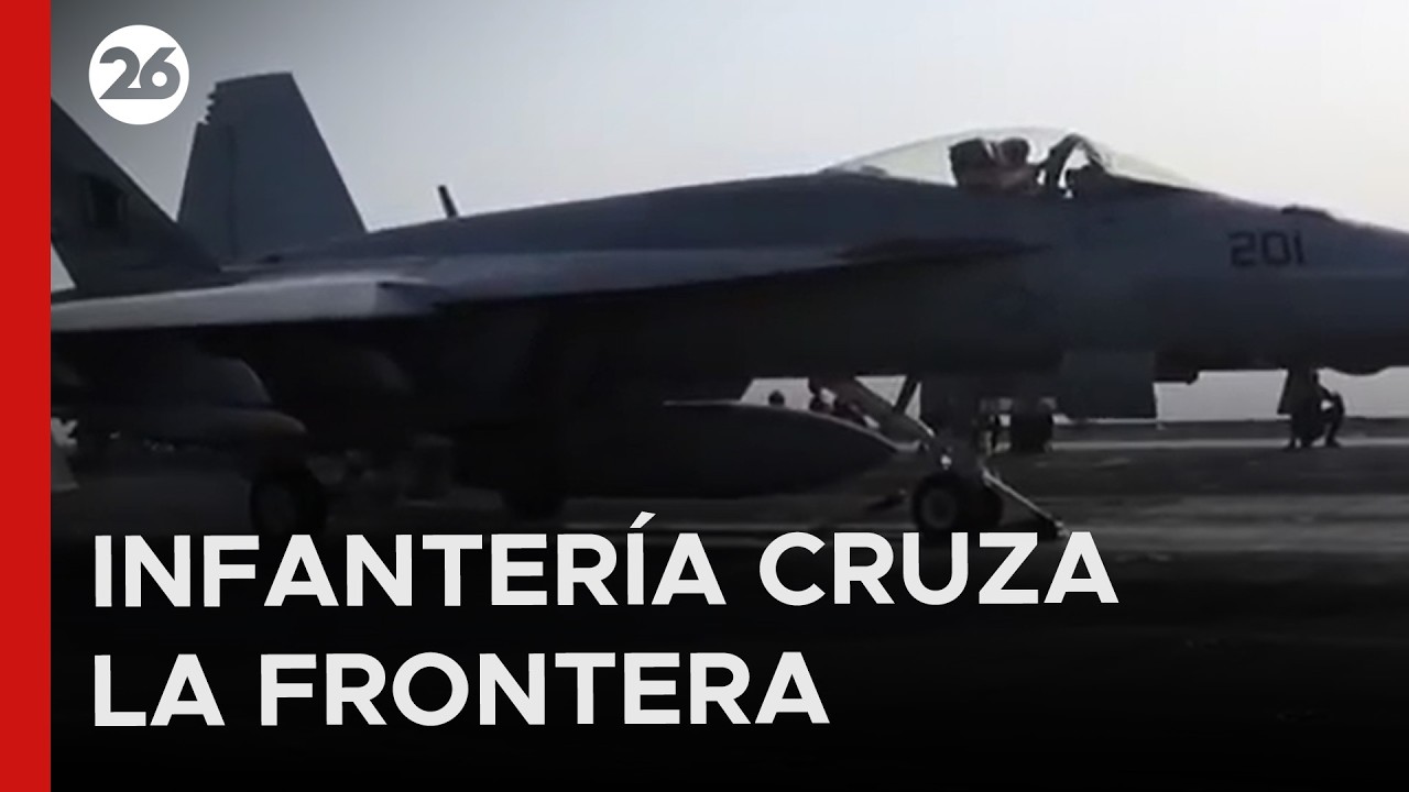 🚨 ÚLTIMA HORA | La infantería norteamericana cruza la frontera libanesa