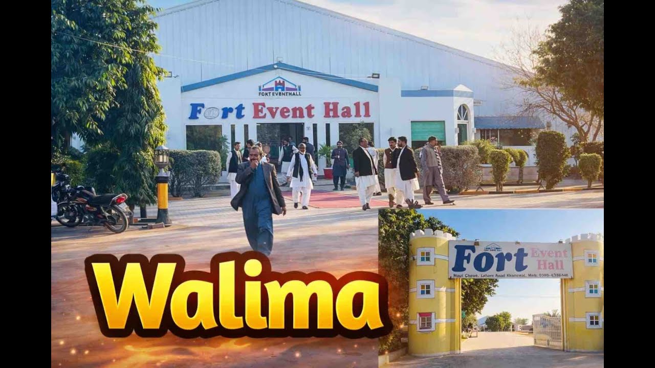 Walima Ceremony at Fort Event Hall | Walima Party | Marriage Hall
