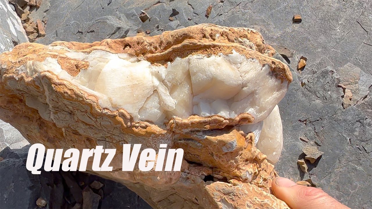 Quartz Veins all over this island