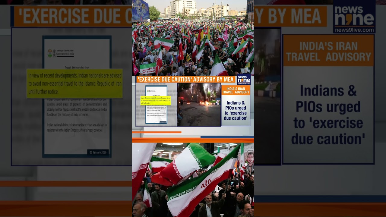 India Issues Travel Advisory for Iran Amid Protests | News9