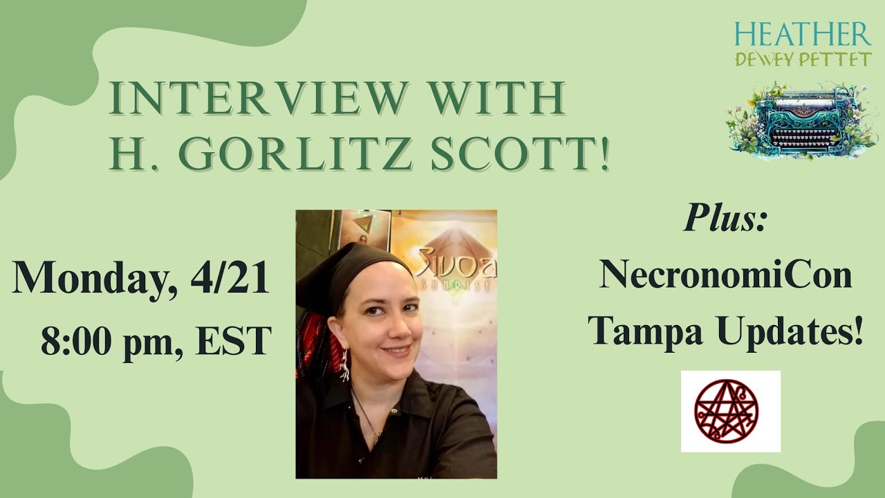 Interview with H. Gorlitz Scott!  II  NecronomiCon Tampa