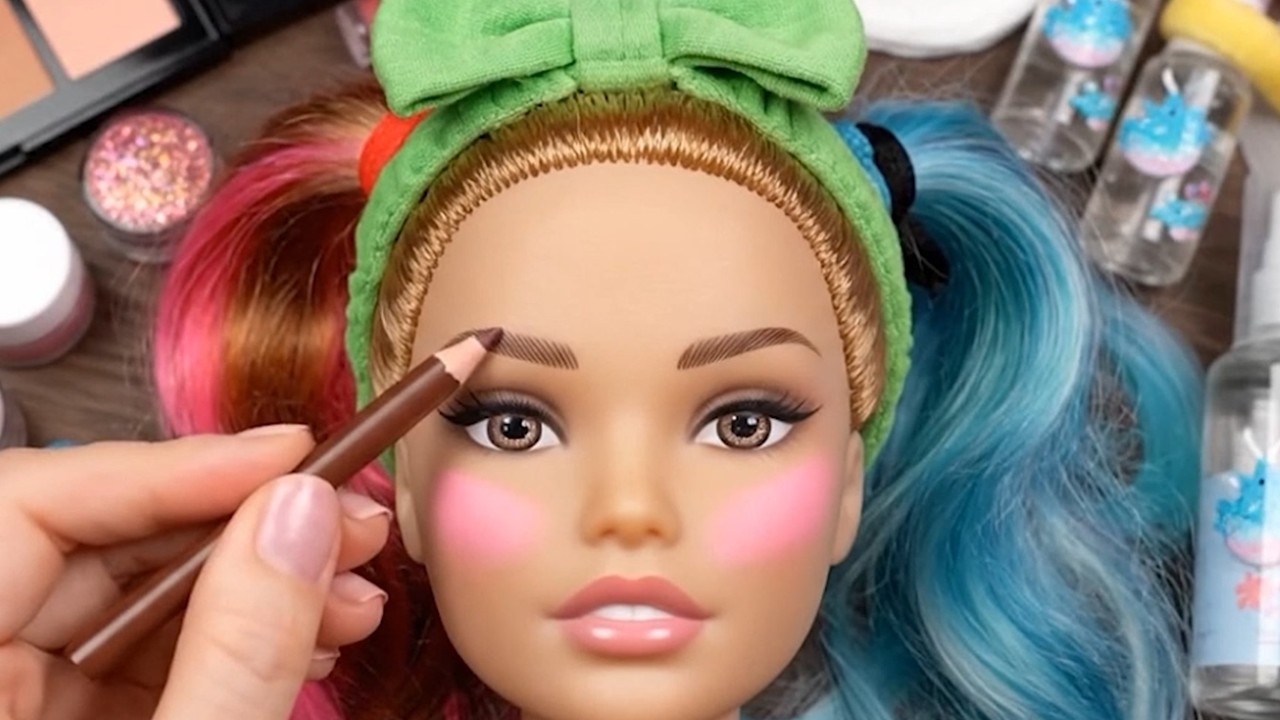 💋 Harley Quinn–Inspired Bold Glam Look | Relaxing ASMR Beauty 🃏✨