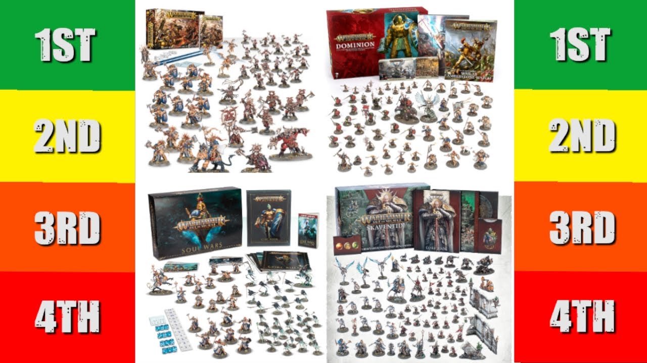 Ranking All Four Age Of Sigmar Starter Sets! Is Skaventide The Best?