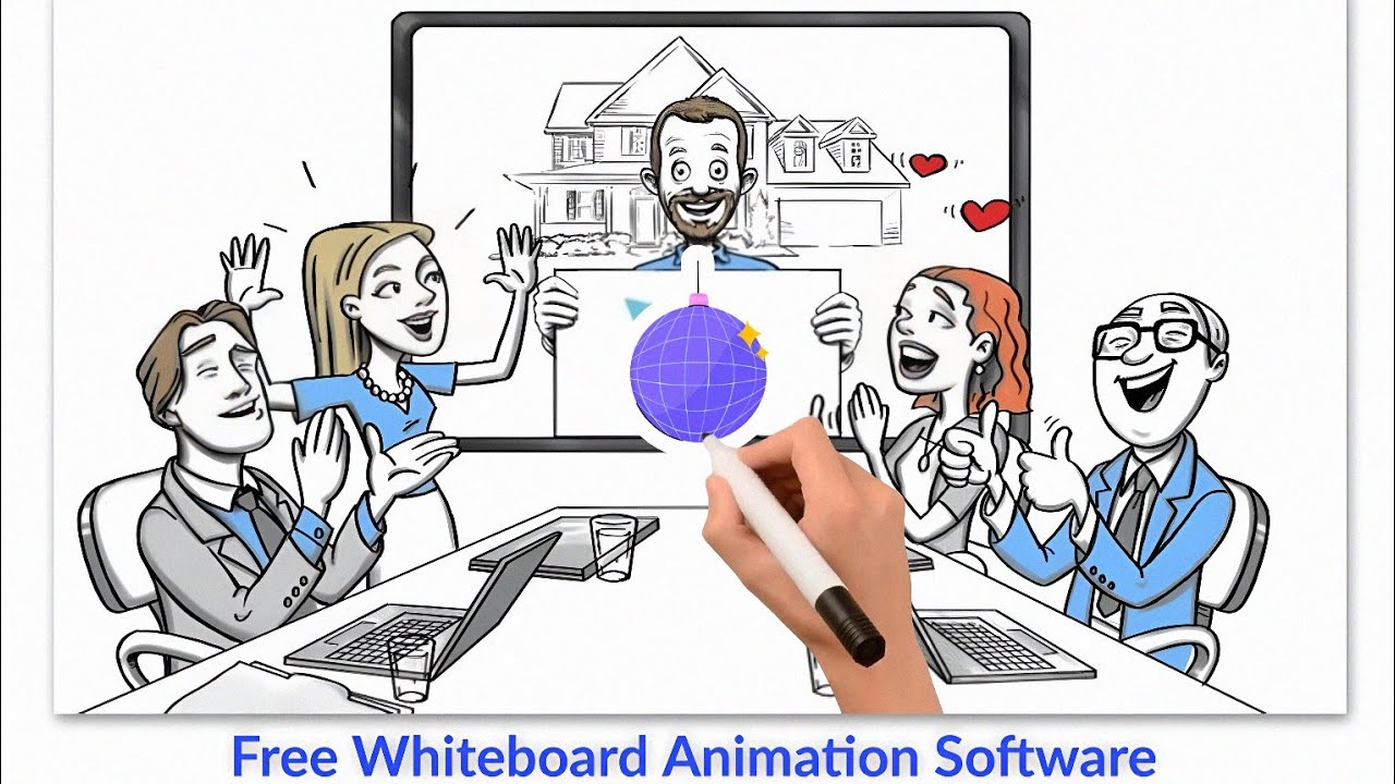 WHITEBOARD ANIMATION | FULL COURSE | FREE AI SOFTWARE 