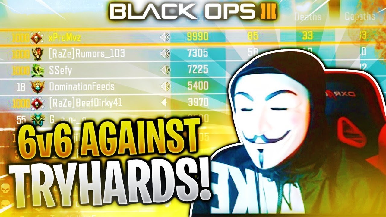 (BO3) FRIENDLY 6V6 AGAINST SOME HIGH K.D PLAYERS ON BLACK OPS 3..
