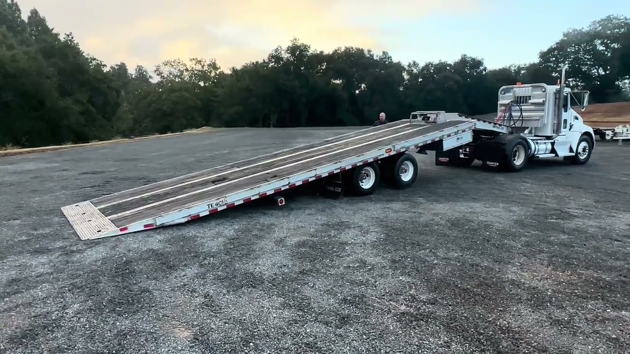 2014 TRAIL-EZE TE401A TRAVELING AXLE TRAILER-U12653