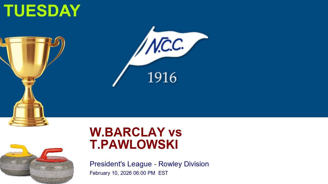 S4: NCC President's League - Rowley Division | W.BARCLAY vs T.PAWLOWSKI