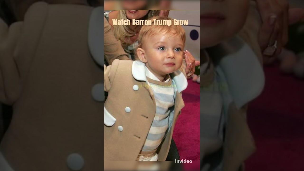 Watch Barron Trump Grow. Son of Donald & Melania Trump #shorts #donaldtrump #melaniatrump #love