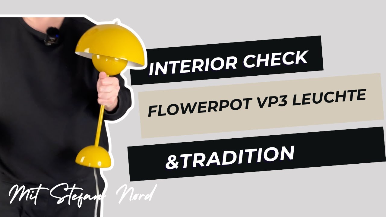 Interior-Check: FlowerPot VP3 von Verner Panton bei &Tradition - Farbiger , d&auml;nischer Designklasser