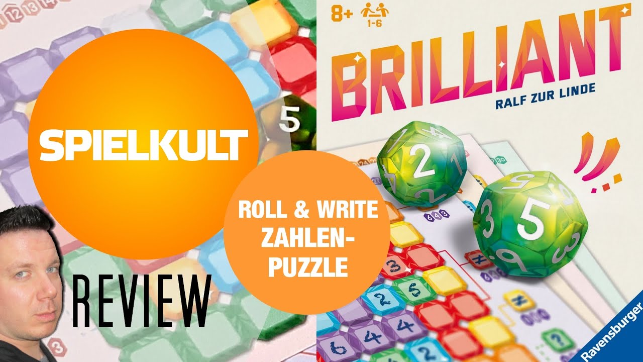 Brilliant // Roll & Write-Spiel // Regeln & Meinung
