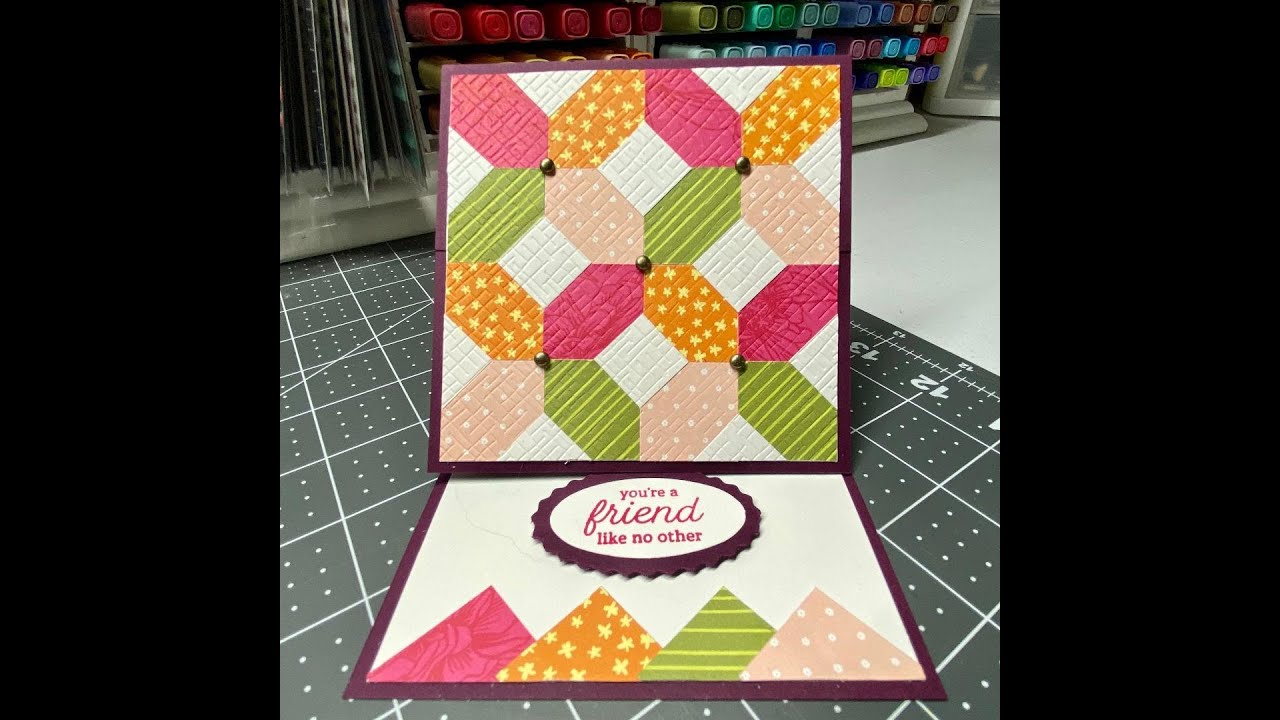 Mystery Quilt Card 03/28/24. Road to Tennessee Quilt Card.