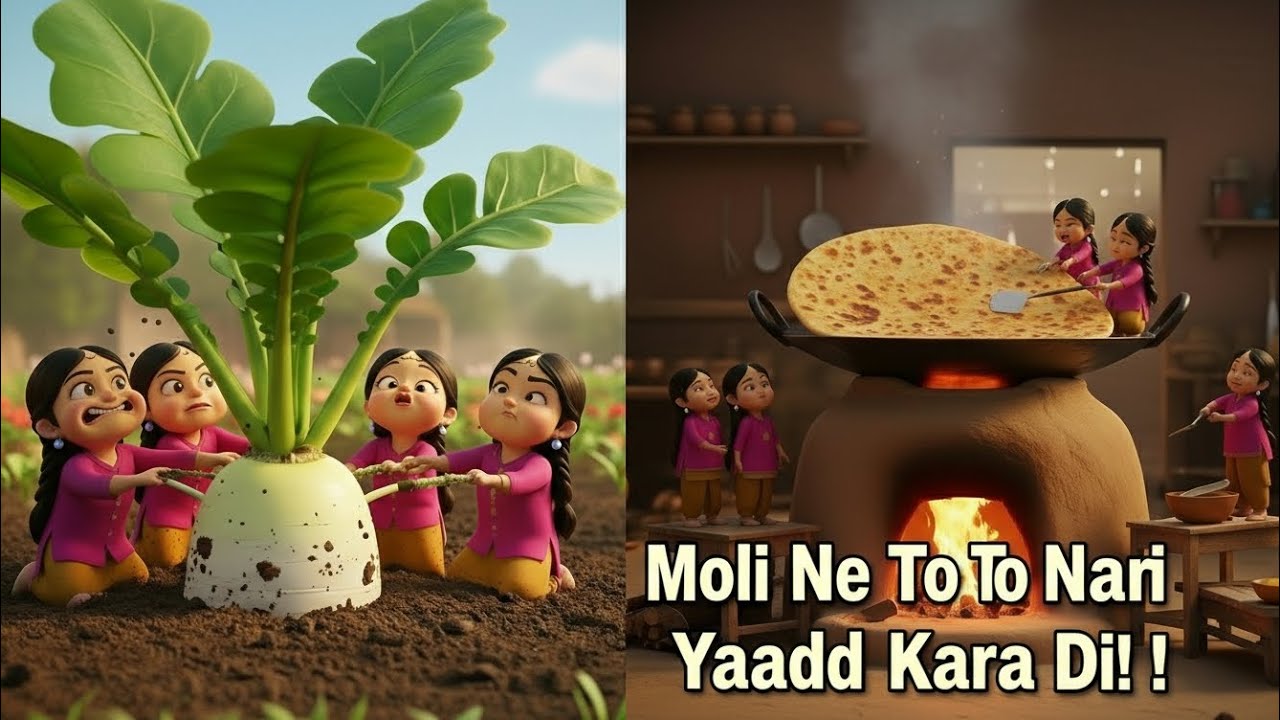 Village life cooking | mooli ka paratha in village life | desi village tales