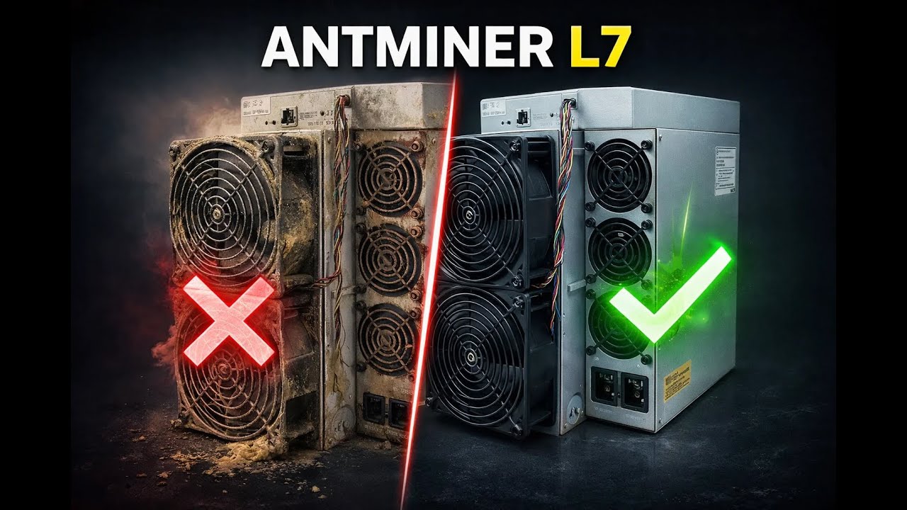 Не покупай б/у L7, пока не посмотришь это видео! #asic #l7 #antminerl7 #майнинг #обзор #ltc #top