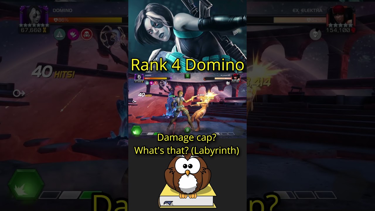 Domino doesn't respect damage caps!! #marvel #marvelcontestofchampions #contestofchampions