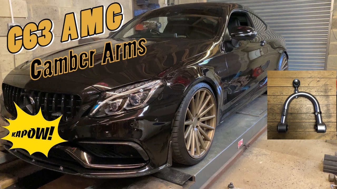 Mercedes C63 AMG Adjustable Camber Arm Install