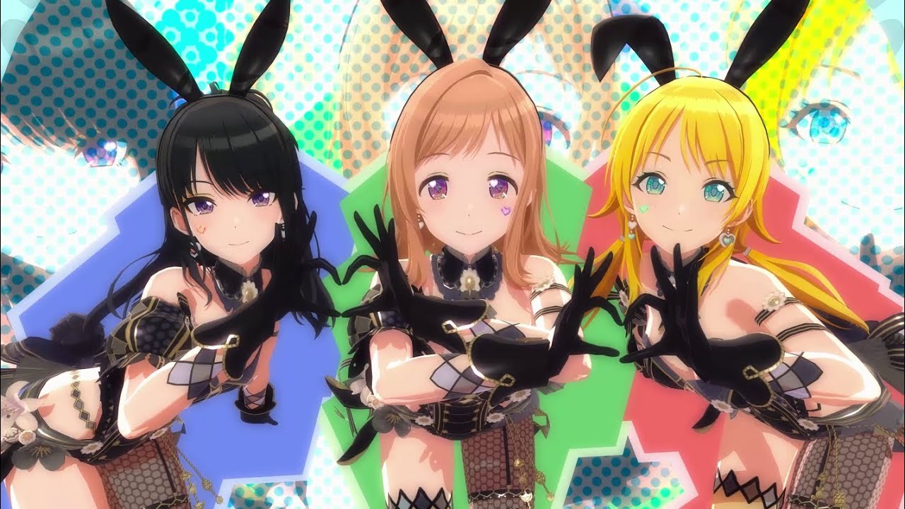 【シャニソンMV】KoiKyun！【イルミネーションスターズ イースターバニー衣装黒 + キラキラハート】