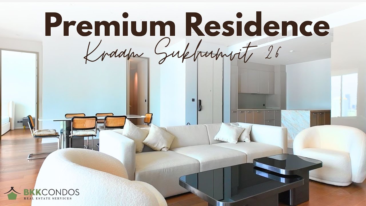 Роскошный дом в аренду в Сукхумвите | Квартира с 3 спальнями, готова к заселению | KRAAM Sukhumvi...