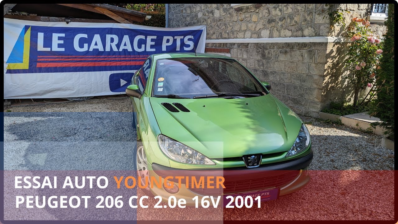 TEST AUTO YOUNGTIMER - PEUGEOT 206 CC 2.0e 16V - 2001