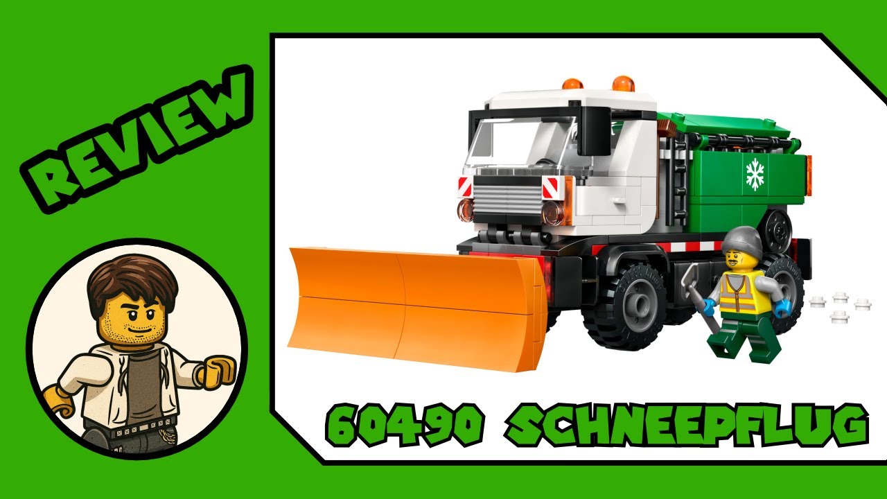 [Review] - Lego City 60490 Schneepflug -