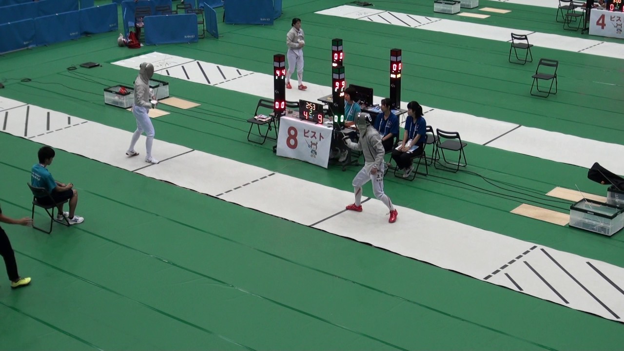 2017年 フェンシング男子サーブル決勝トーナメント準決勝 別府翔青×羽島北