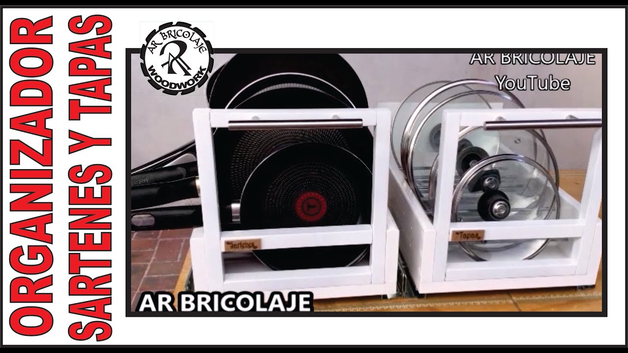 ORGANIZADOR PARA SARTENES Y TAPADERAS PARA GABINETES DE COCINA. / ORGANIZADORES PARA COCINA.