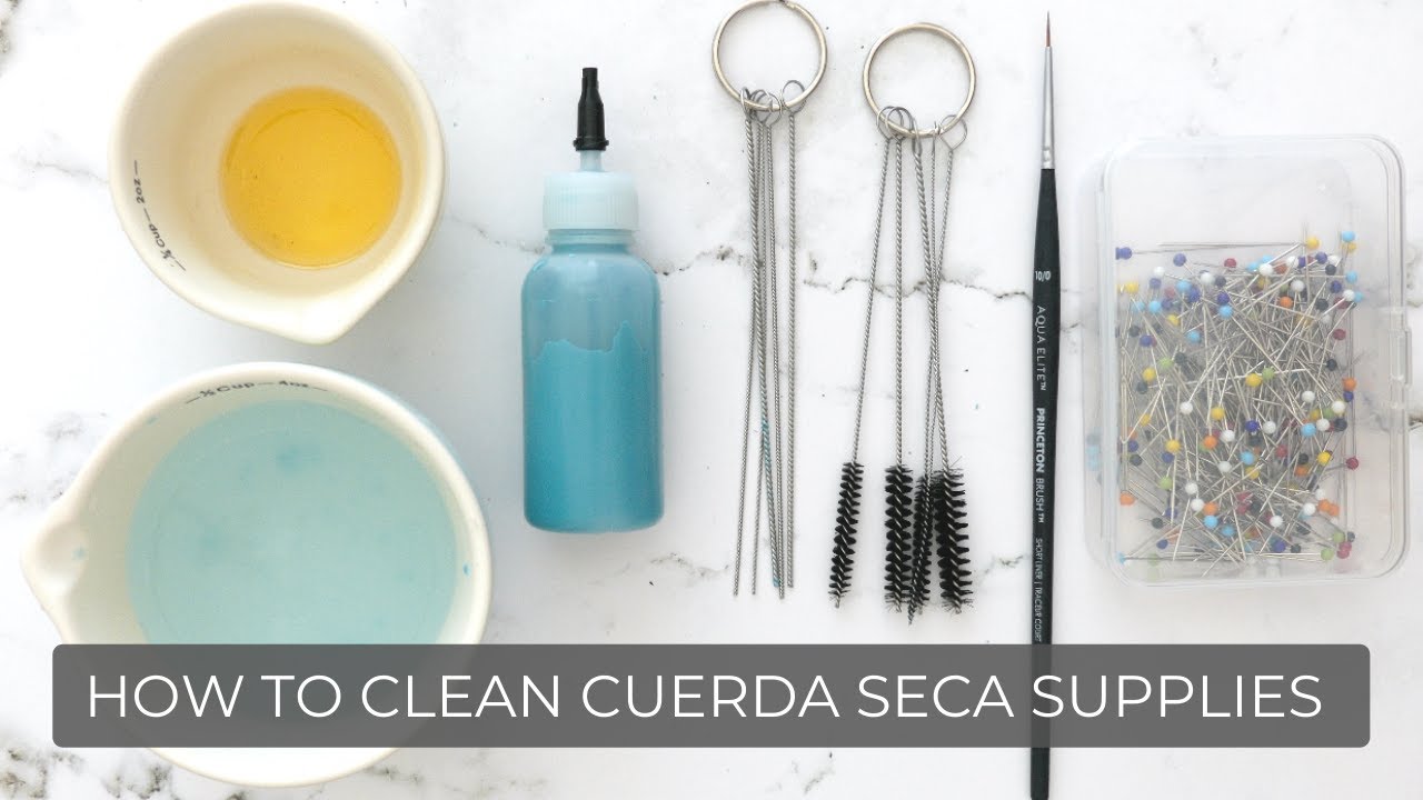 How to Clean & Maintain Cuerda Seca Supplies - Cuerda Seca Technique