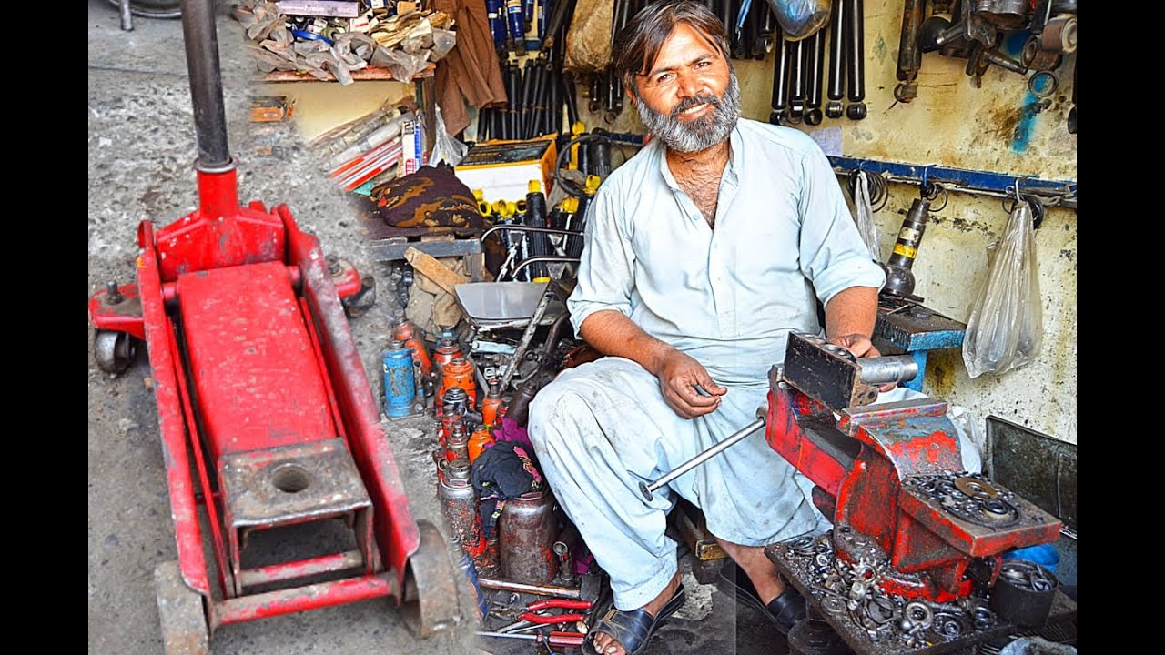 How to repair hydraulic jack | Restoration and repairing of hydraulic jack