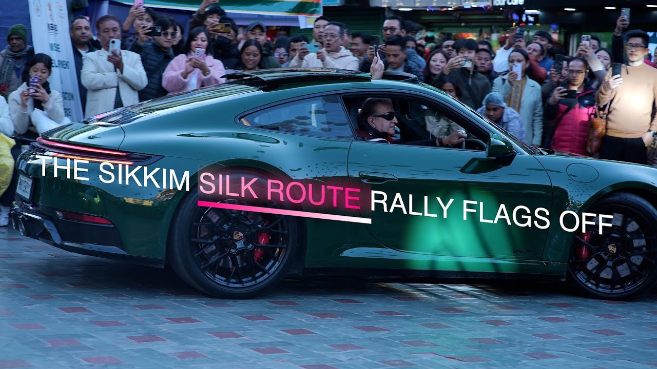 The Sikkim Silk Route Super Rally | curtain raising event at MG Marg| 13-12-2025
