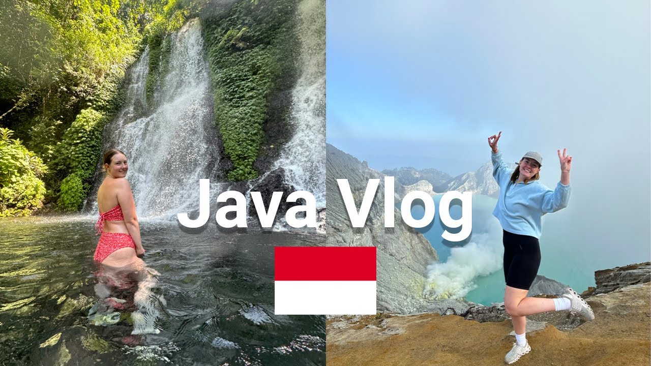We Found The Most Secluded Waterfall in Java 🇮🇩 Climbing Mount Ijen | Vlog #3