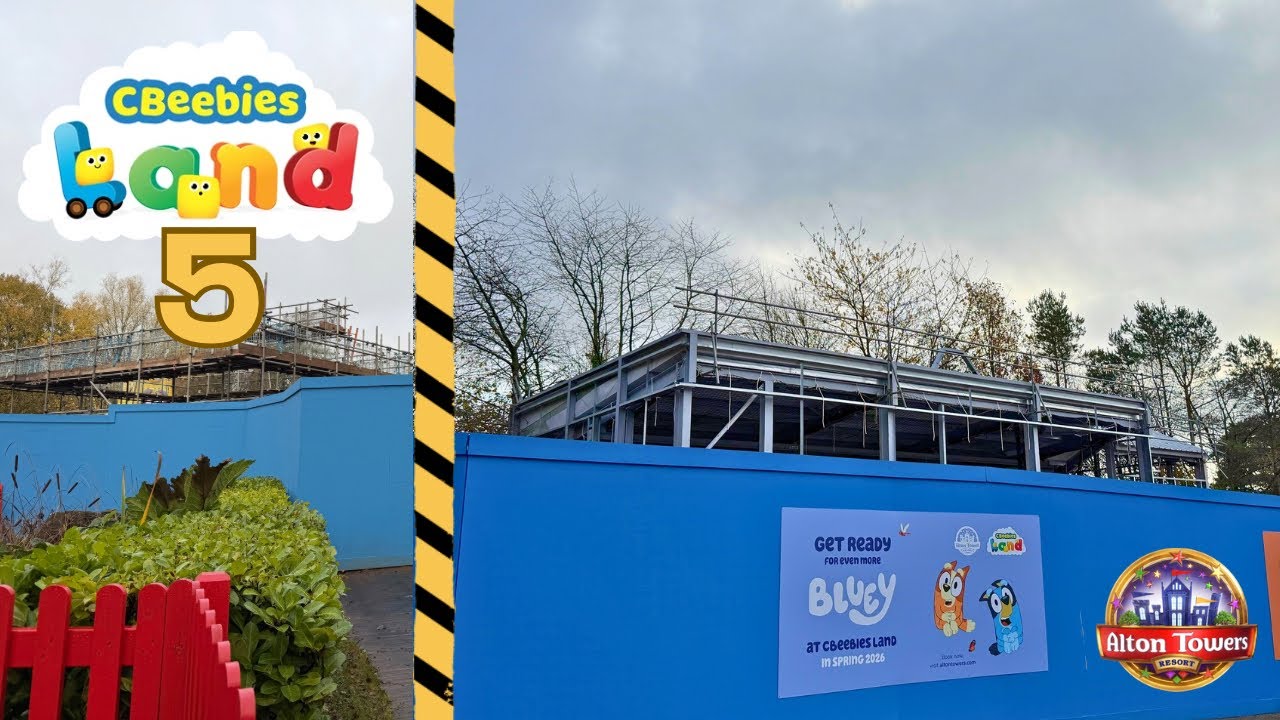 Ride Station уже здесь! | Alton Towers CBeebies Land Construction Update 5 | 8 ноября 2025 г.