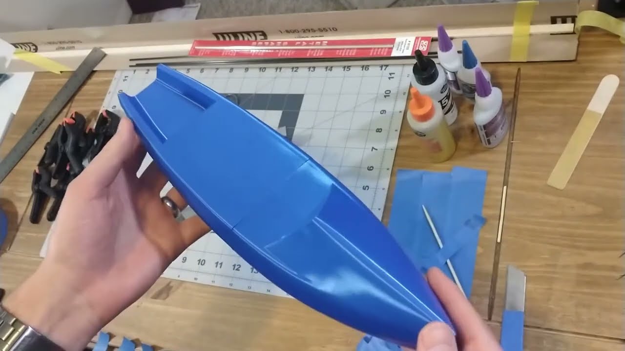 Green Hornet - Footy Class Sailboat - Hull pt1