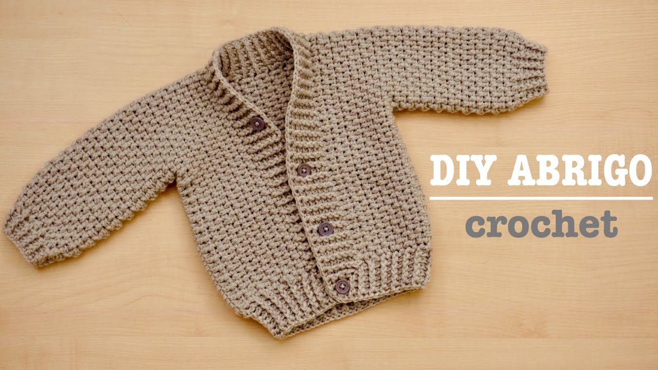 Abrigo de Bebé Tejido a Crochet I Tutorial paso a paso