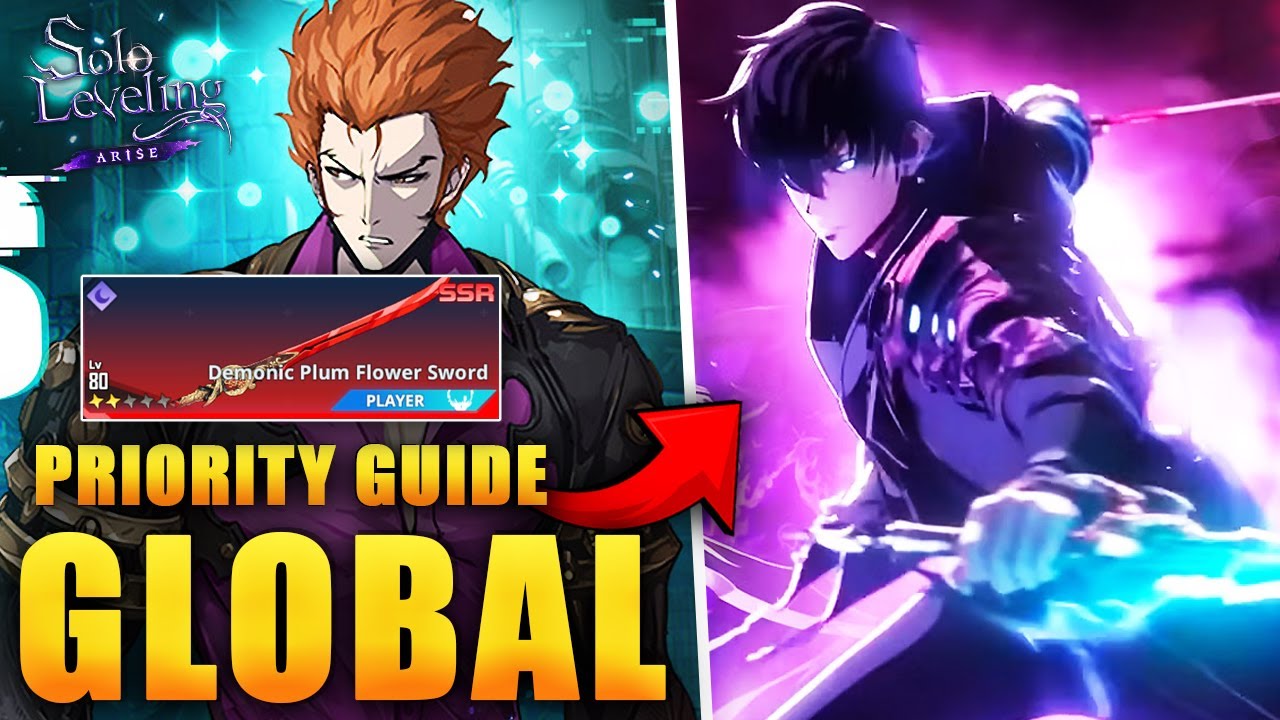 GLOBAL PRIORITY GUIDE!!! Sung Weapons or Hunters & Dupes importance!! (Solo Leveling Arise)