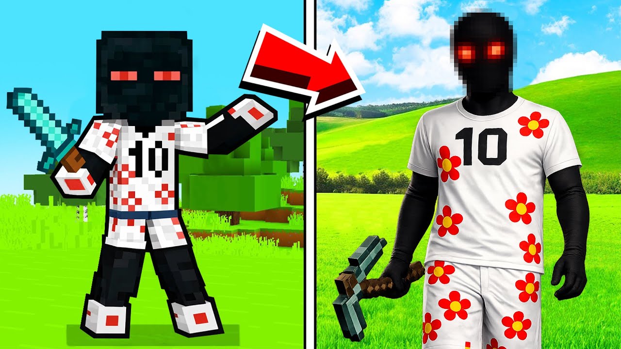 EVOLUEZ de la Minecraft URAT la REALIST!