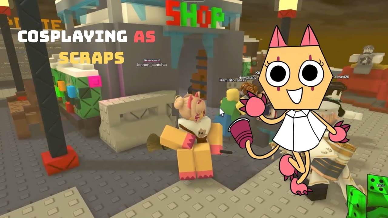 Cosplaying as Scraps from Dandy's World