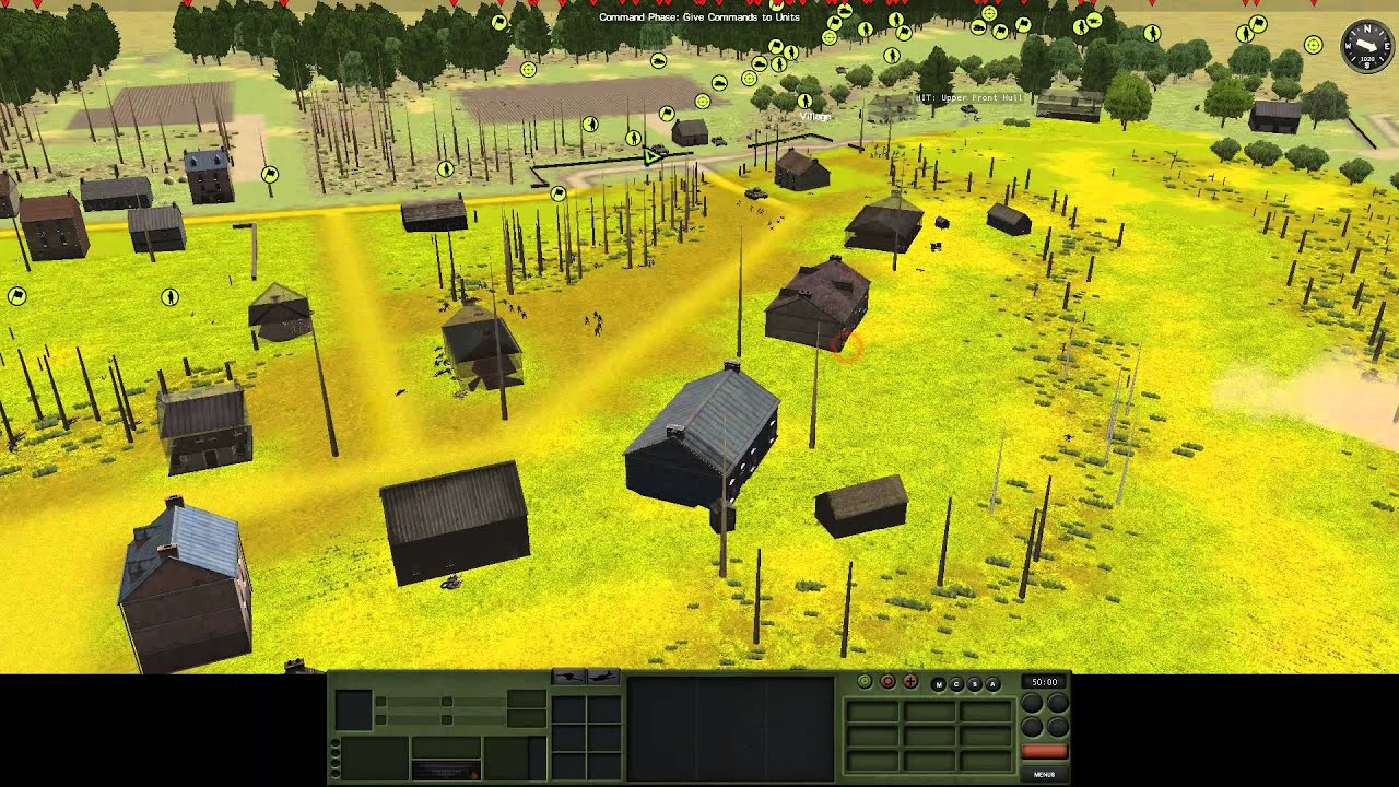 Combat Mission Red Thunder - Villlage Attack Quick Battle [3/4]- Gameplay DAR