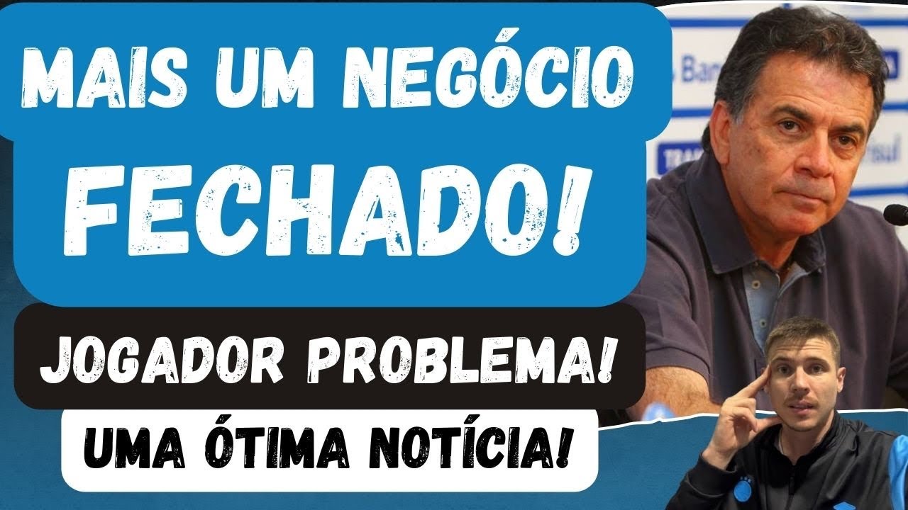 🚨GRÊMIO FECHA NEGÓCIO | UMA ÓTIMA NOTÍCIA | O JOGADOR PROBLEMA QUE PRECISA SAIR DO CLUBE!