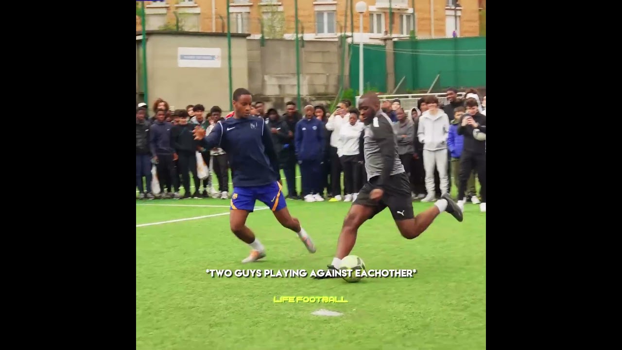 Respect To The Guy For His Insane Dribbling Skills🤫🥶 #shorts #football #soccer